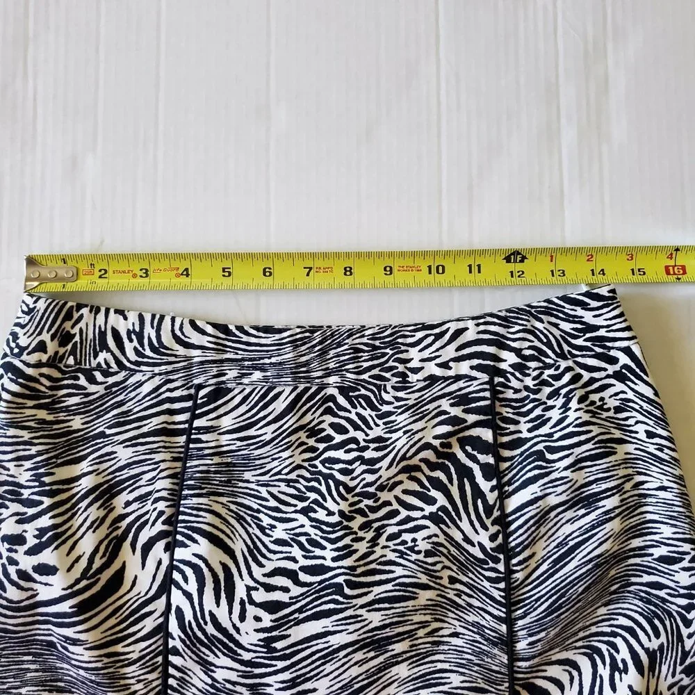 M.D.L. New York Skirt Zebra Print